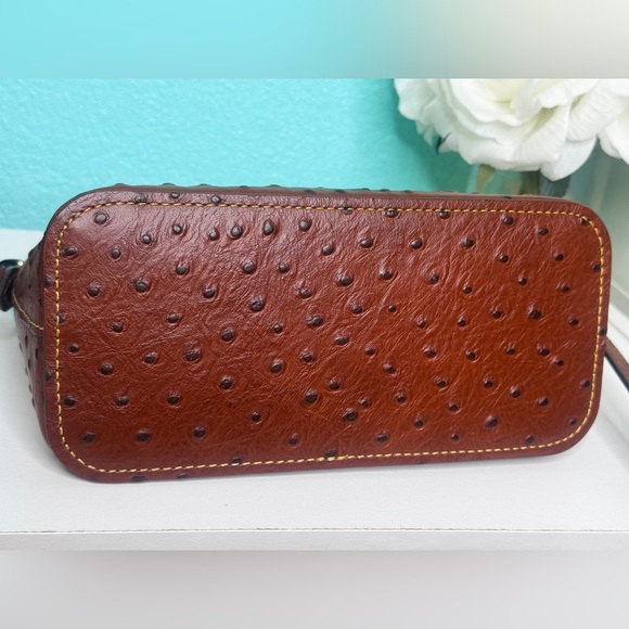 Dooney & Bourke Ostrich Ruby Crossbody Bag - Picture 3 of 13